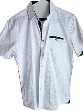 Craft Flow Men’s Short-Sleeve Dress Shirt – Size Small – Brand New NW